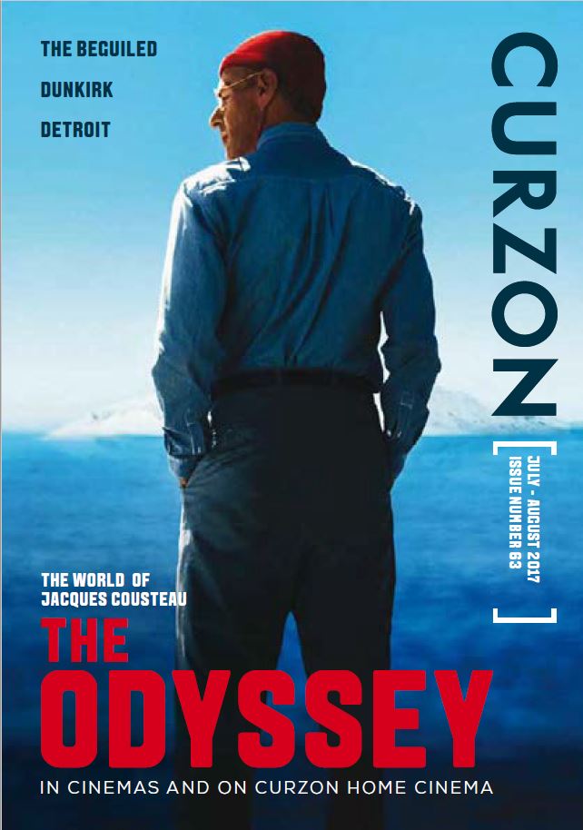 CURZON CINEMAS magazine side cover Issue 63  July/August 2017